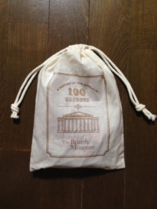『大英博物館展 100のモノが語る世界の歴史』TRAVELER\'S FACTORY コットンポーチ